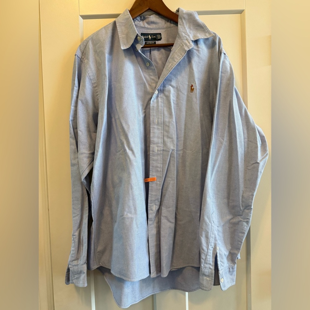 Ralph Lauren Light Blue Men's Oxford Button-Down Shirt
